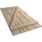 Ekena Millwork Rustic Four Board Joined Board-n-Batten Riverwood Faux Wood Shutters w/Z-Board, 22W x 60H, PR SHUBJZ22X60RWPR - alternate 11